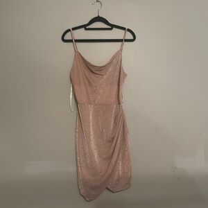 IN San Francisco pink sparkly dress